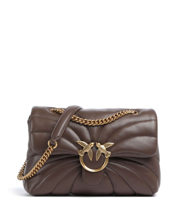 Pinko Love Puff Classic Bolso de hombro marrone castano/antique gold