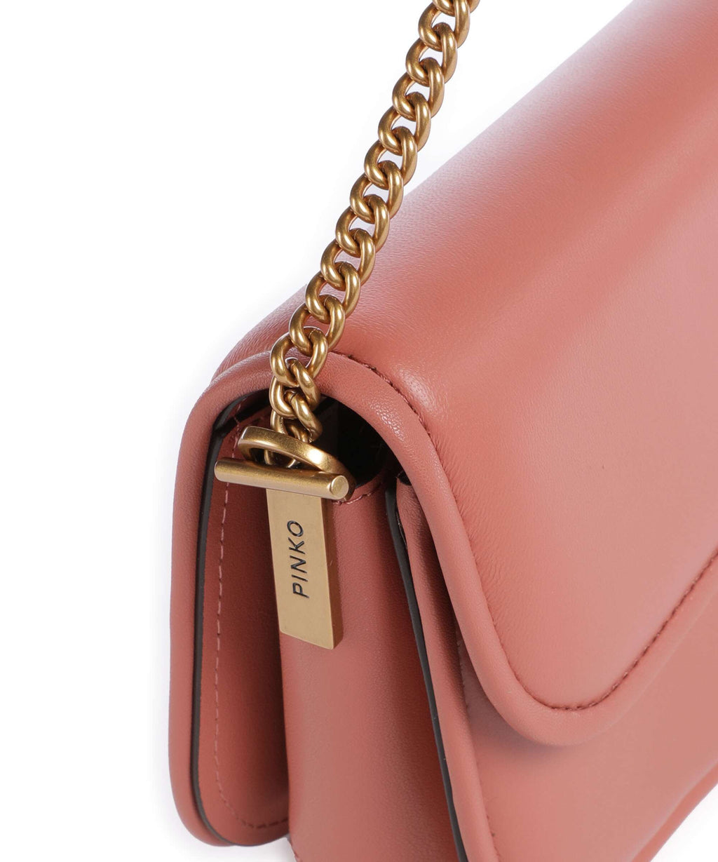 Pinko Love Box Baguette Shoulder bag marrone aragona/antique gold