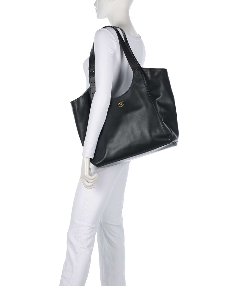 Pinko Tote bag nero/antique gold
