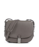 Pinko Saddle Classic Crossbody bag grigio asfalto/matt silver