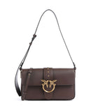 Pinko Love One Classic Slouchy Bolso de hombro marrone castano/antique gold