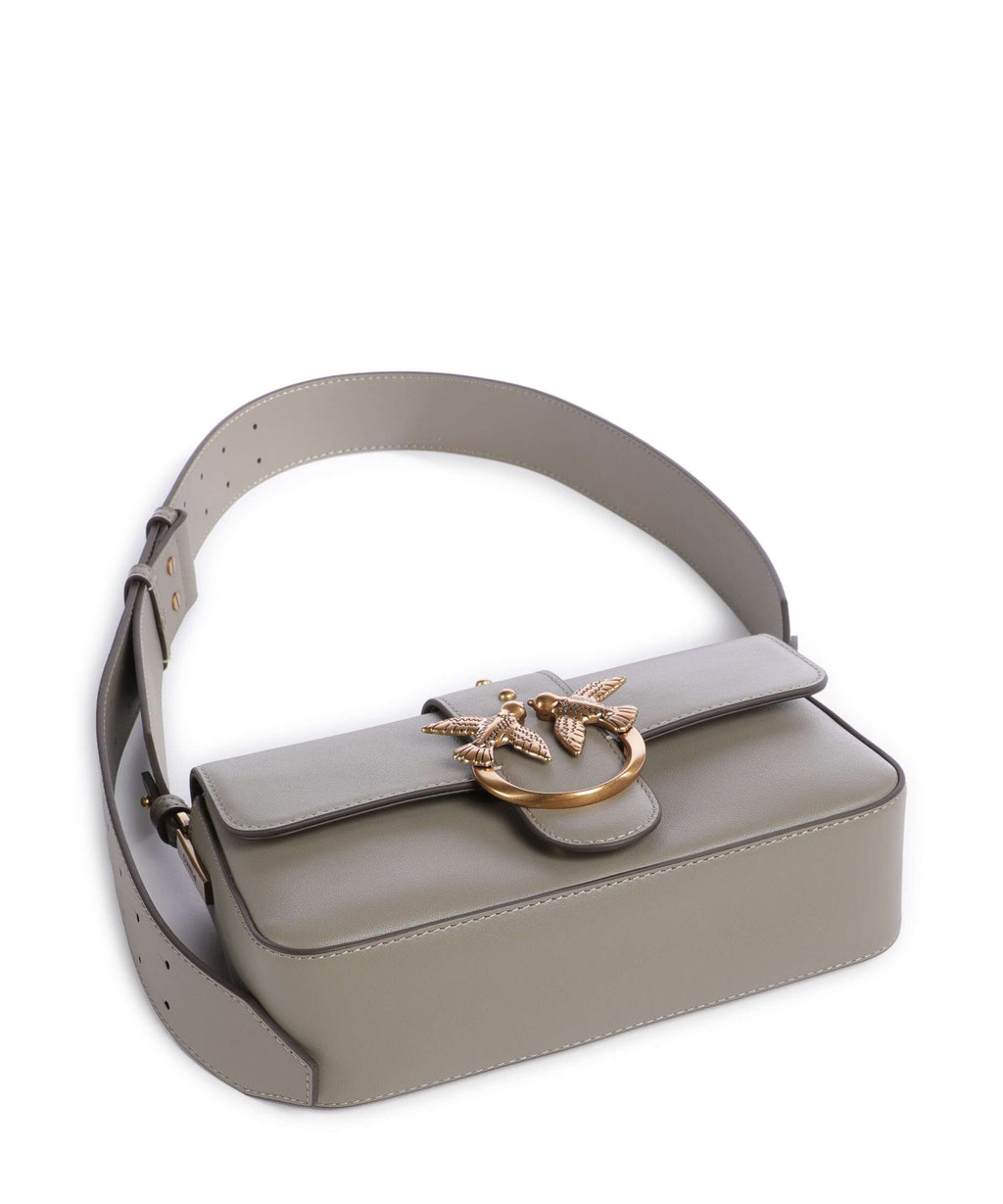 Pinko Love One Mini Slouchy Shoulder bag noce/antique gold