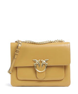 Pinko Love One Soft Big Bolso de hombro torroncino/matt gold