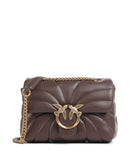 Pinko Love Puff Mini Bolso de hombro marrone castano/antique gold