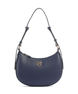 Pinko Half Moon Mini Bolso de hombro blu indaco ombroso/antique gold