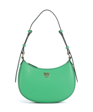Pinko Half Moon Mini Bolso de hombro verde isola/antique gold