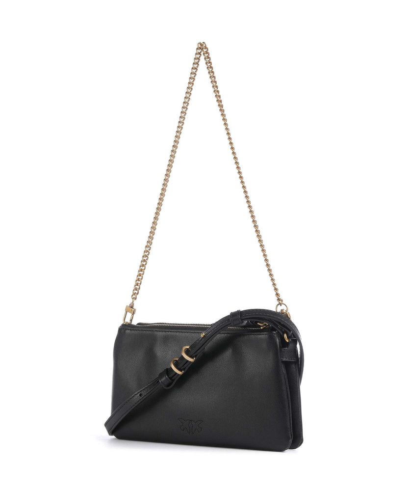 Pinko Double Mini Shoulder bag nero/antique gold