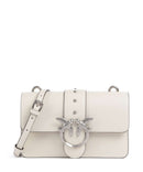 Pinko Love One Mini Bandolera bianco seta/old silver