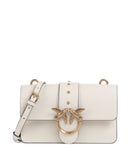 Pinko Love One Mini Bandolera bianco seta/antique gold