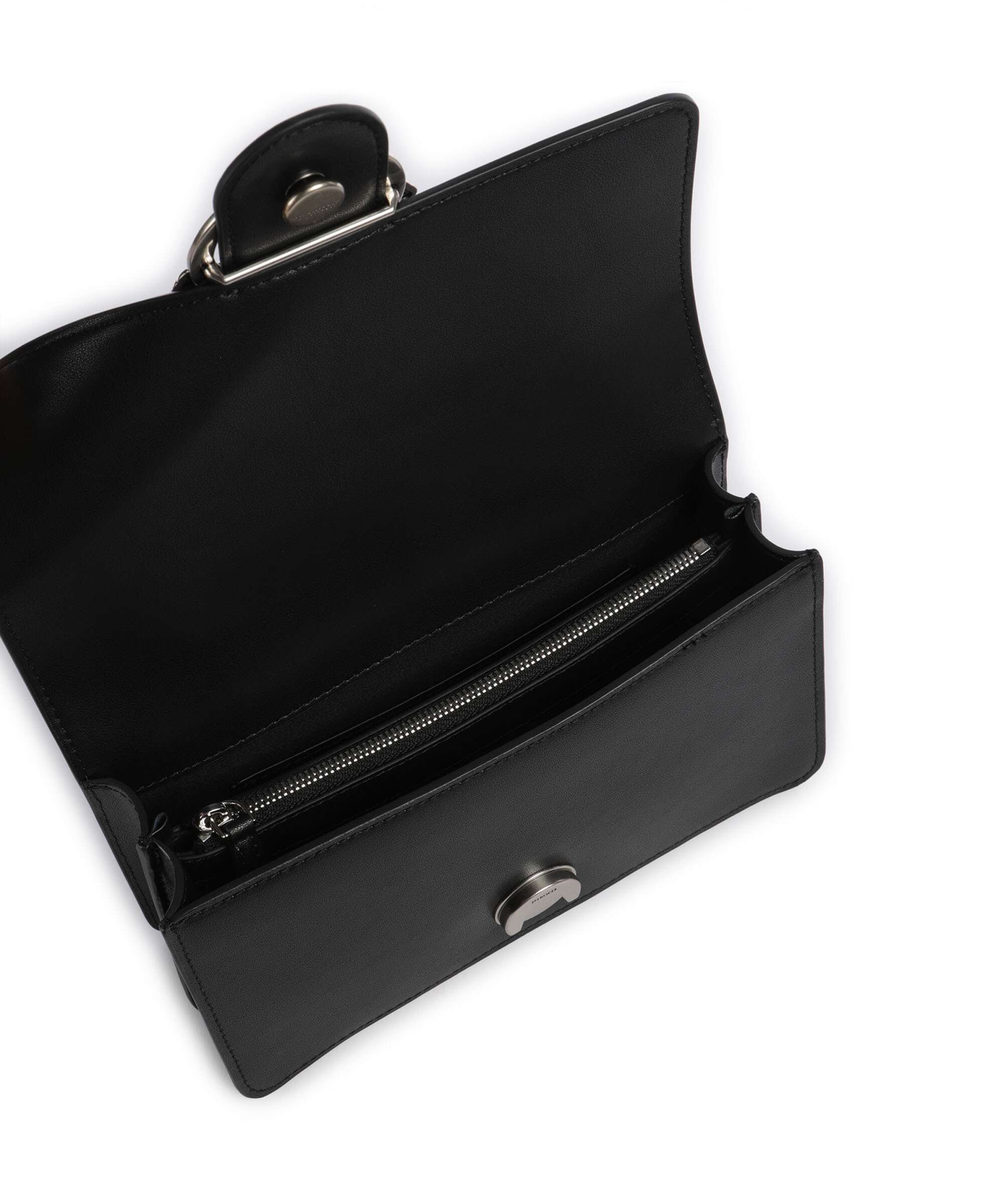 Pinko Love One Mini Crossbody bag nero/old silver