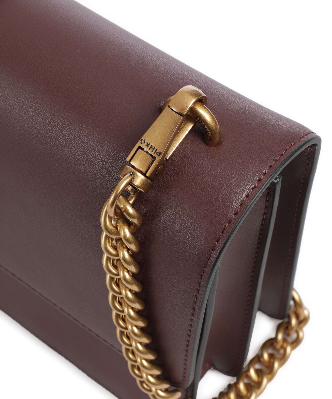 Pinko Love One Classic Crossbody bag cioccolato amaro/antique gold