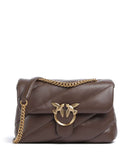 Pinko Love Puff Classic Bolso de hombro marrone castano/antique gold