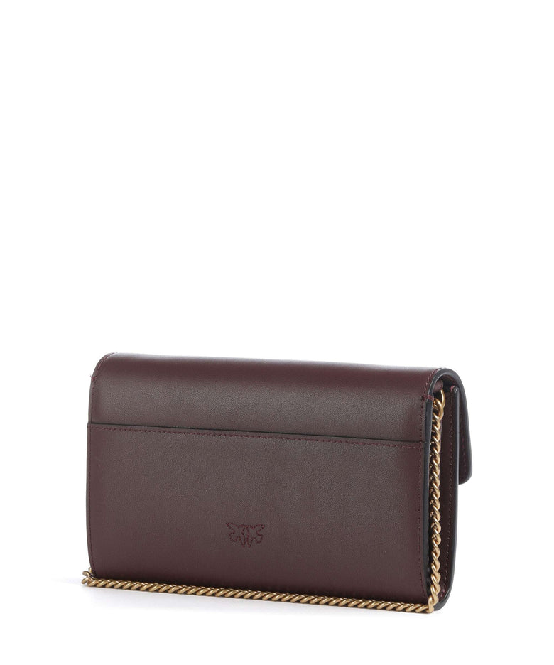 Pinko Love One Wallet cioccolato amaro/antique gold