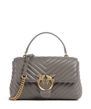 Pinko Love Lady Puff Classic Bolso de mano grigio asfalto/antique gold