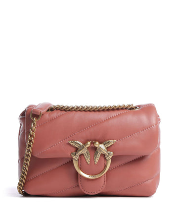 Pinko Love Puff Baby Bolso de hombro marrone aragona/antique gold