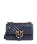 Pinko Love One Mini Bolso de hombro blu indaco ombroso/antique gold