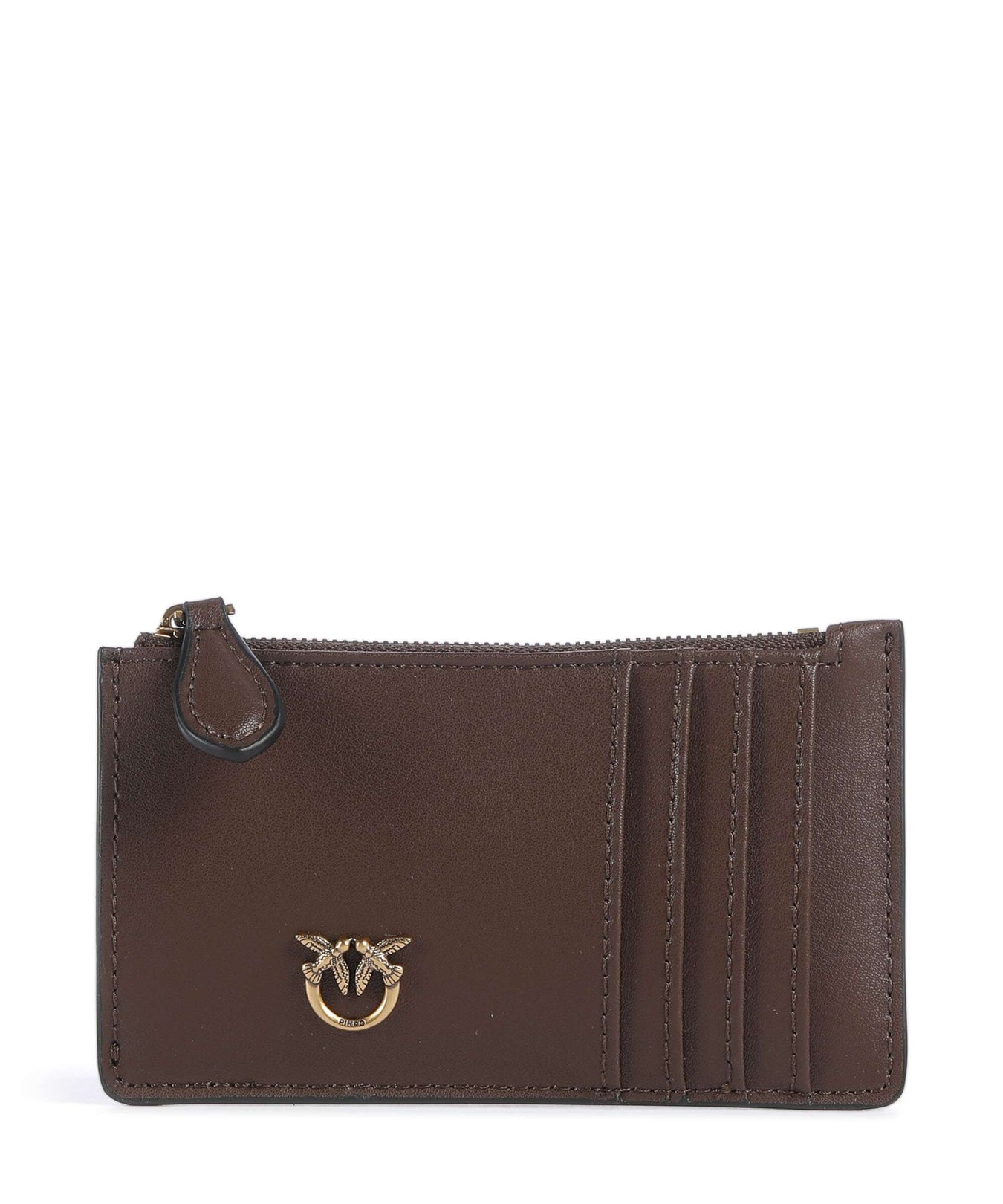 Pinko Airone Credit card holder marrone castano/antique gold