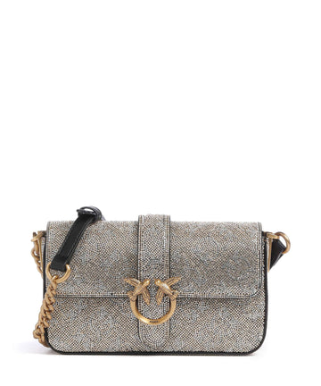 Pinko Love One Baby Slouchy Bandolera oro/antique gold
