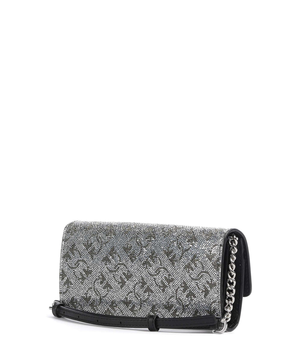 Pinko Love Birds Tiny Crossbody bag argento/nickel lucido