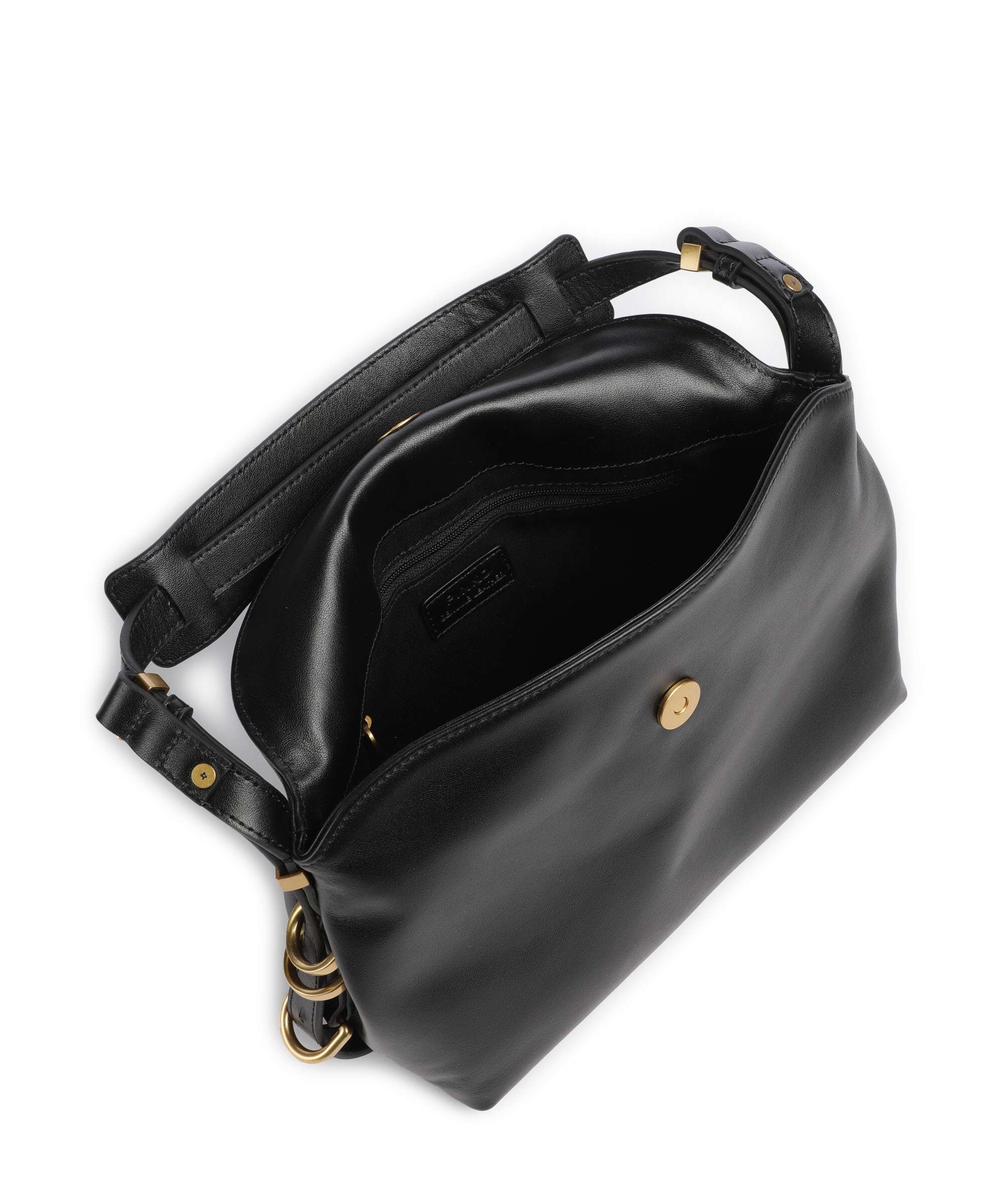 Pinko Saddle Baguette Mini Shoulder bag nero/antique gold