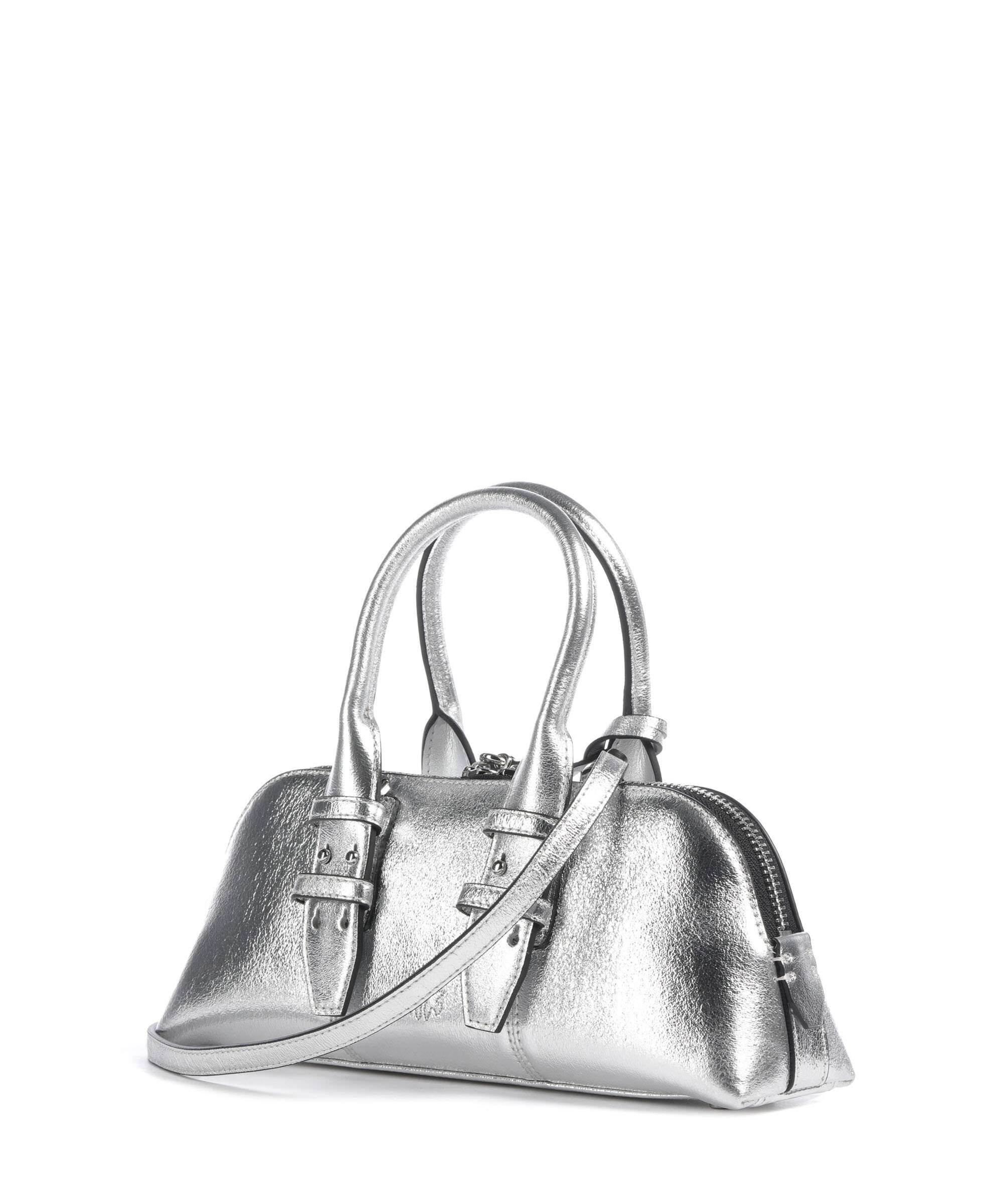 Pinko Bowling Horizontal Handbag argento/nickel lucido