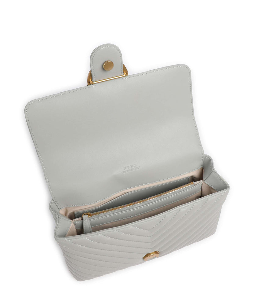 Pinko Love Lady Puff Classic Handbag grigio perla/antique gold