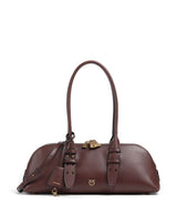 Pinko Bowling Horizontal Big Bolso de mano burgundy wine/antique gold
