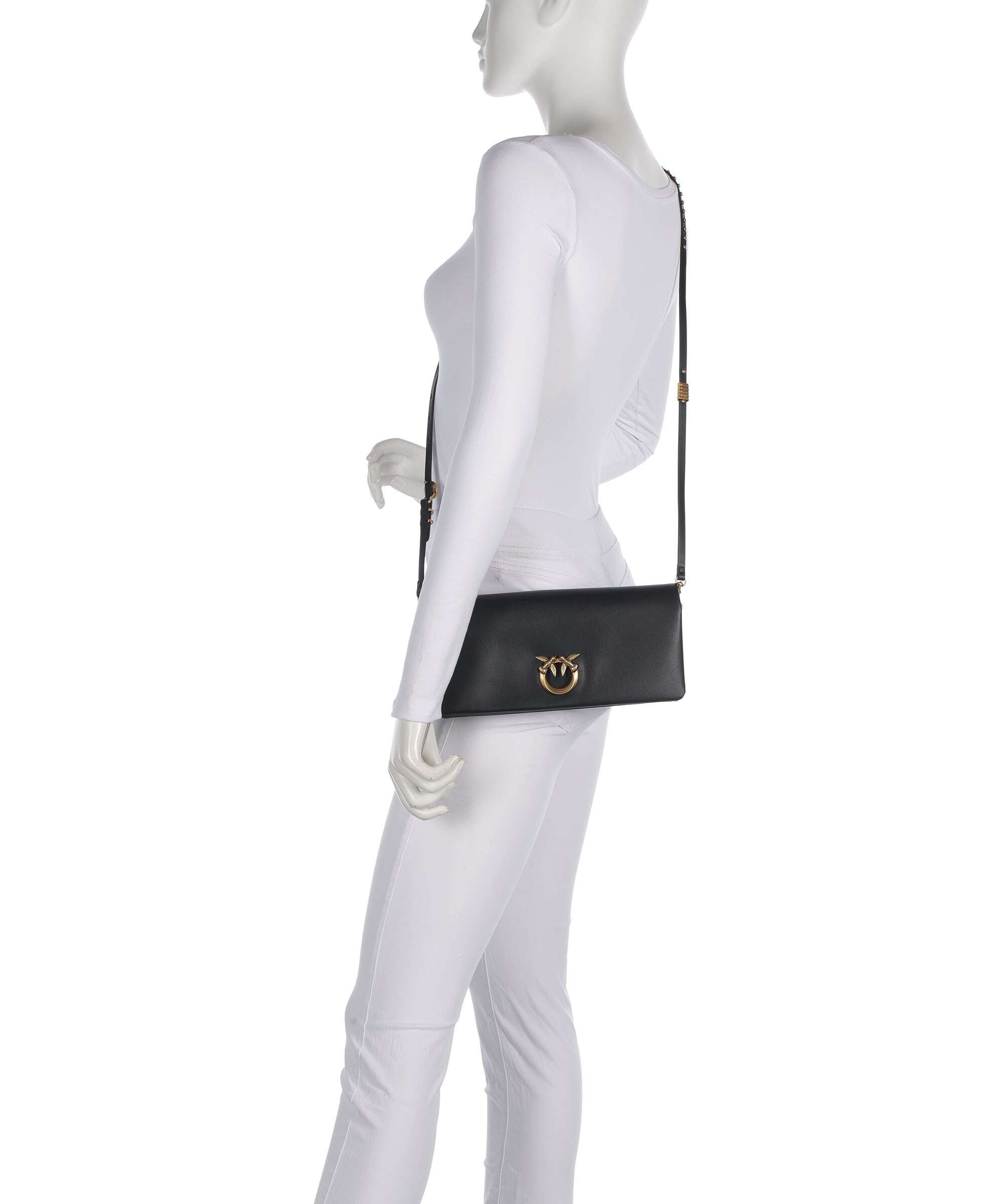 Pinko Click Soft Classic Crossbody bag nero/antique gold