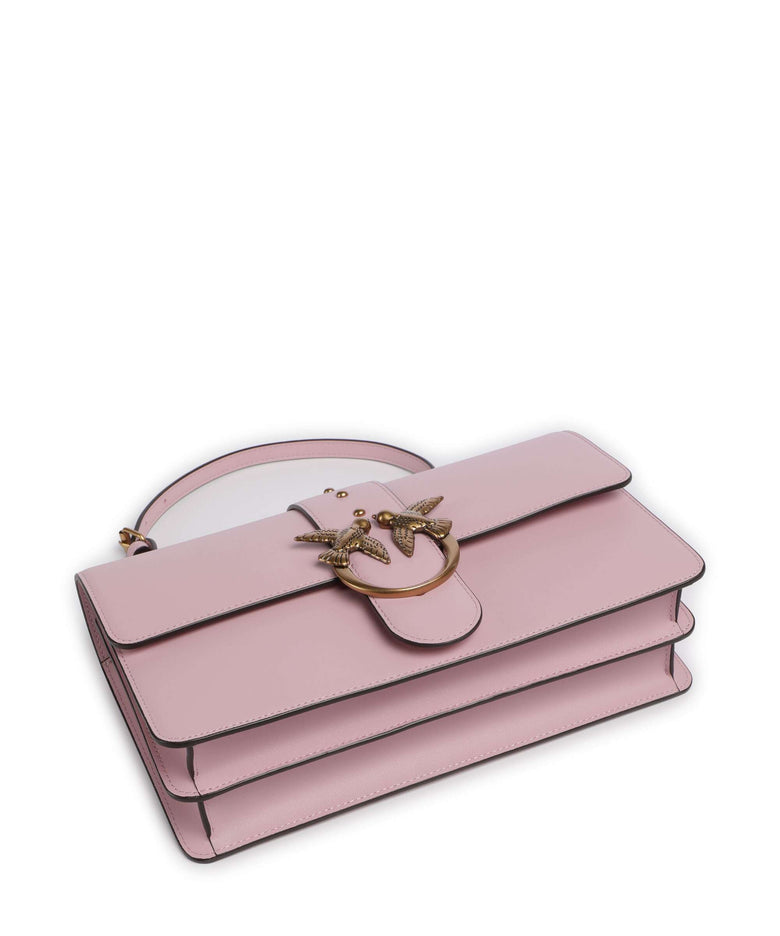 Pinko Love One Classic Crossbody bag rosa chiaro/antique gold