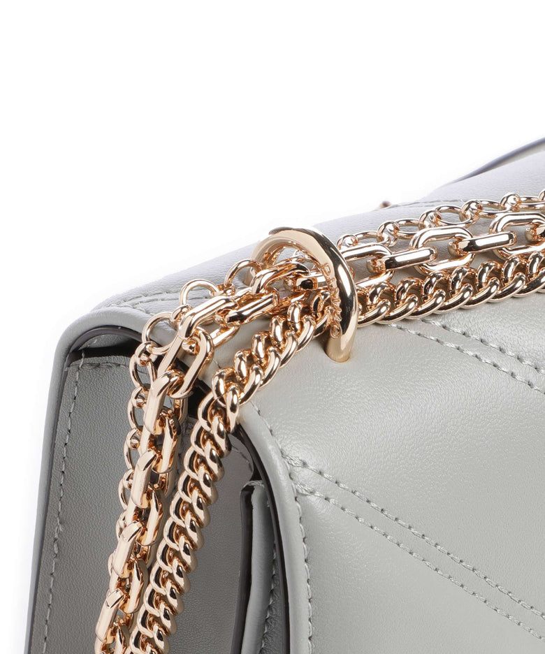 Pinko Love One Mini Crossbody bag grigio perla/gold mordore