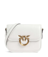 Pinko Love One Mini Bandolera bianco nembo/antique gold