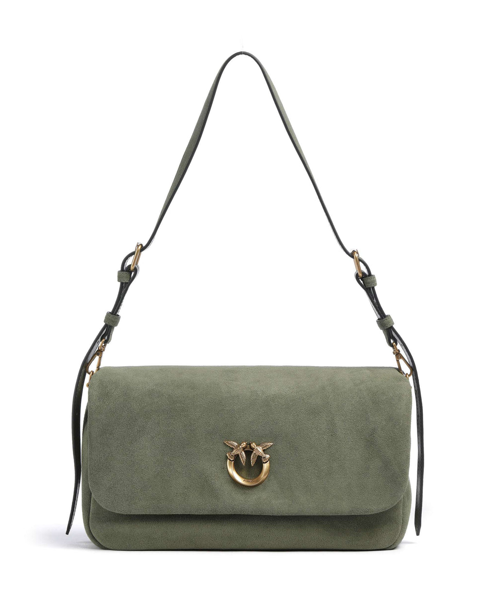 Pinko Click Soft Horizontal Shoulder bag oliva capulet/antique gold