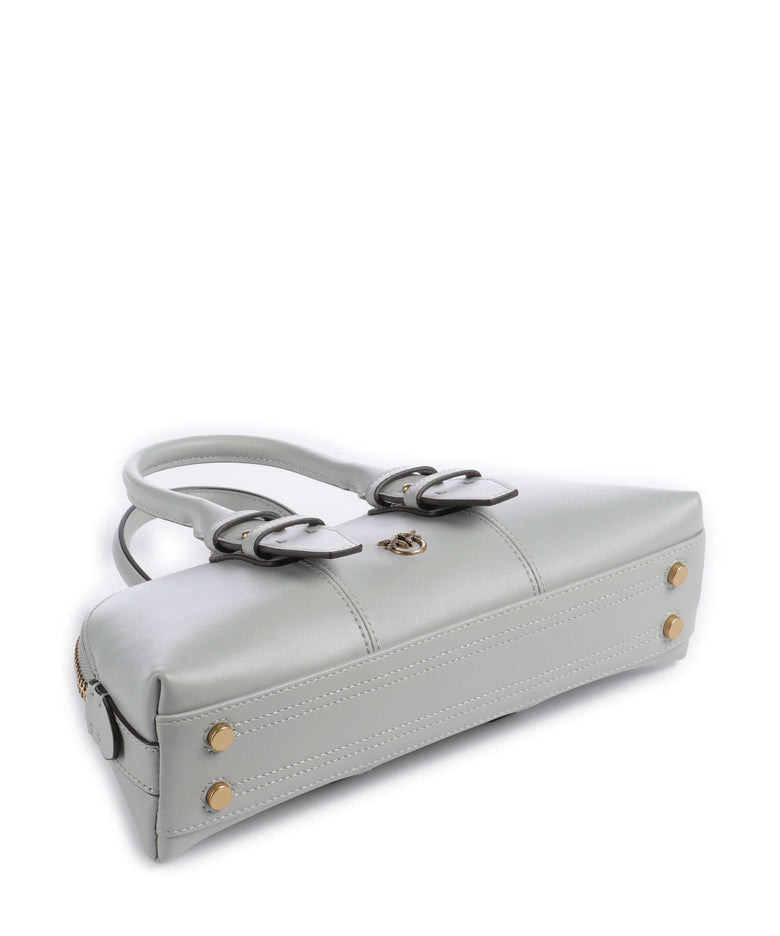 Pinko Bowling Horizontal Handbag grigio perla/antique gold