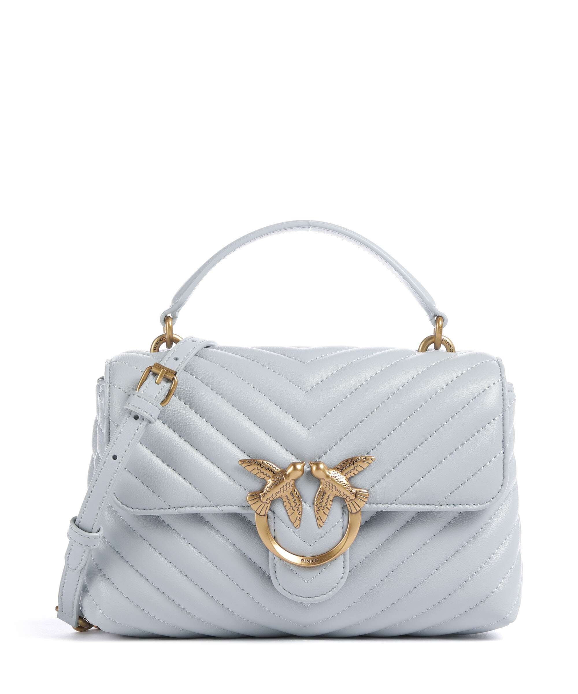 Pinko Love Lady Puff Mini Handbag azzurro celeste/antique gold