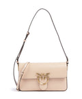 Pinko Love One Classic Slouchy Shoulder bag light pink/antique gold