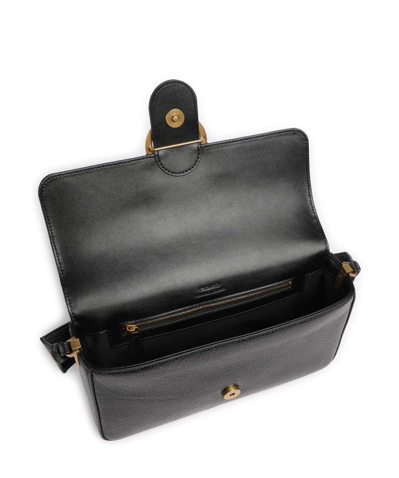 Pinko Love One Classic Slouchy Shoulder bag nero/antique gold