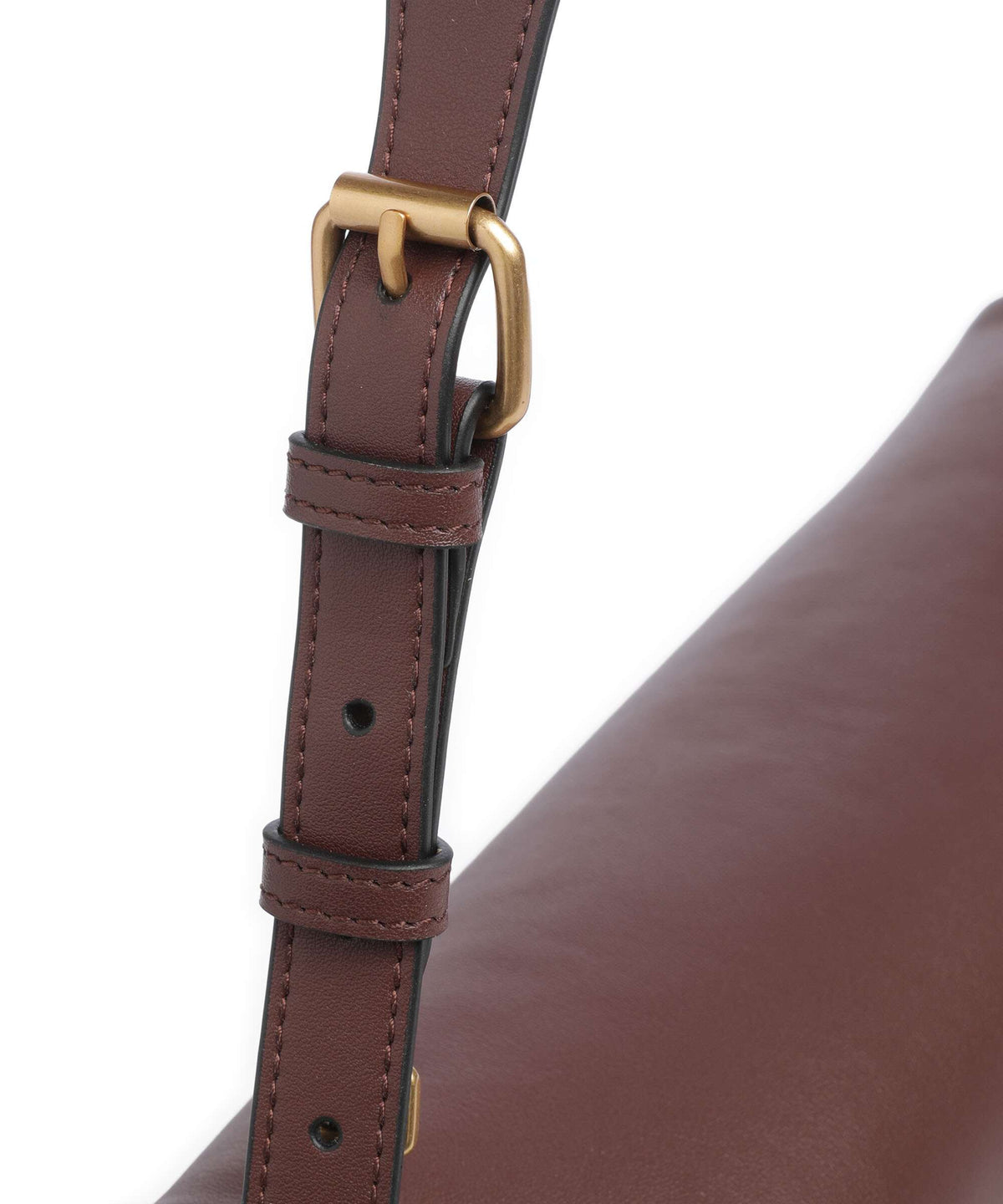 Pinko Click Soft Horizontal Shoulder bag castano intenso/antique gold
