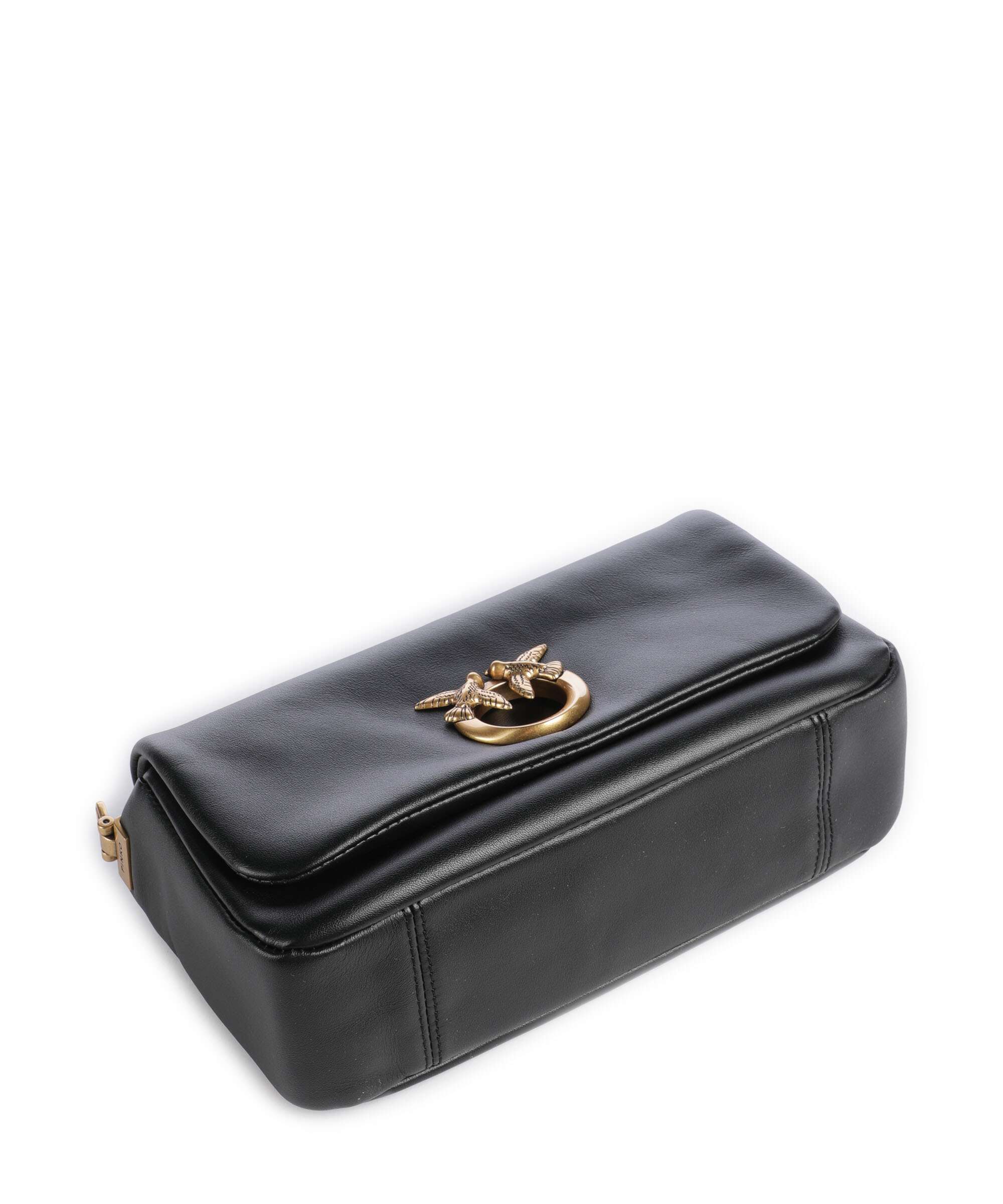 Pinko Click Soft Horizontal Mini Crossbody bag nero/antique gold