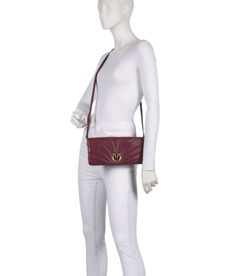 Pinko Click Horizontal Classic Crossbody bag ribes intenso/antique gold