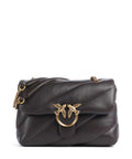 Pinko Love Puff Classic Shoulder bag marrone marasca/antique gold