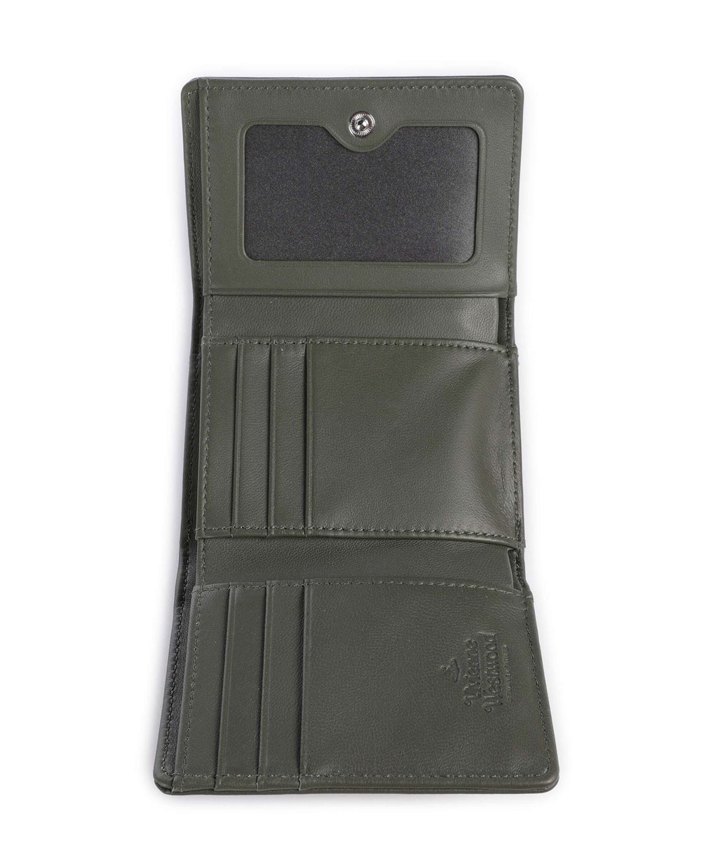 Vivienne Westwood Frame Nappa Small Wallet green