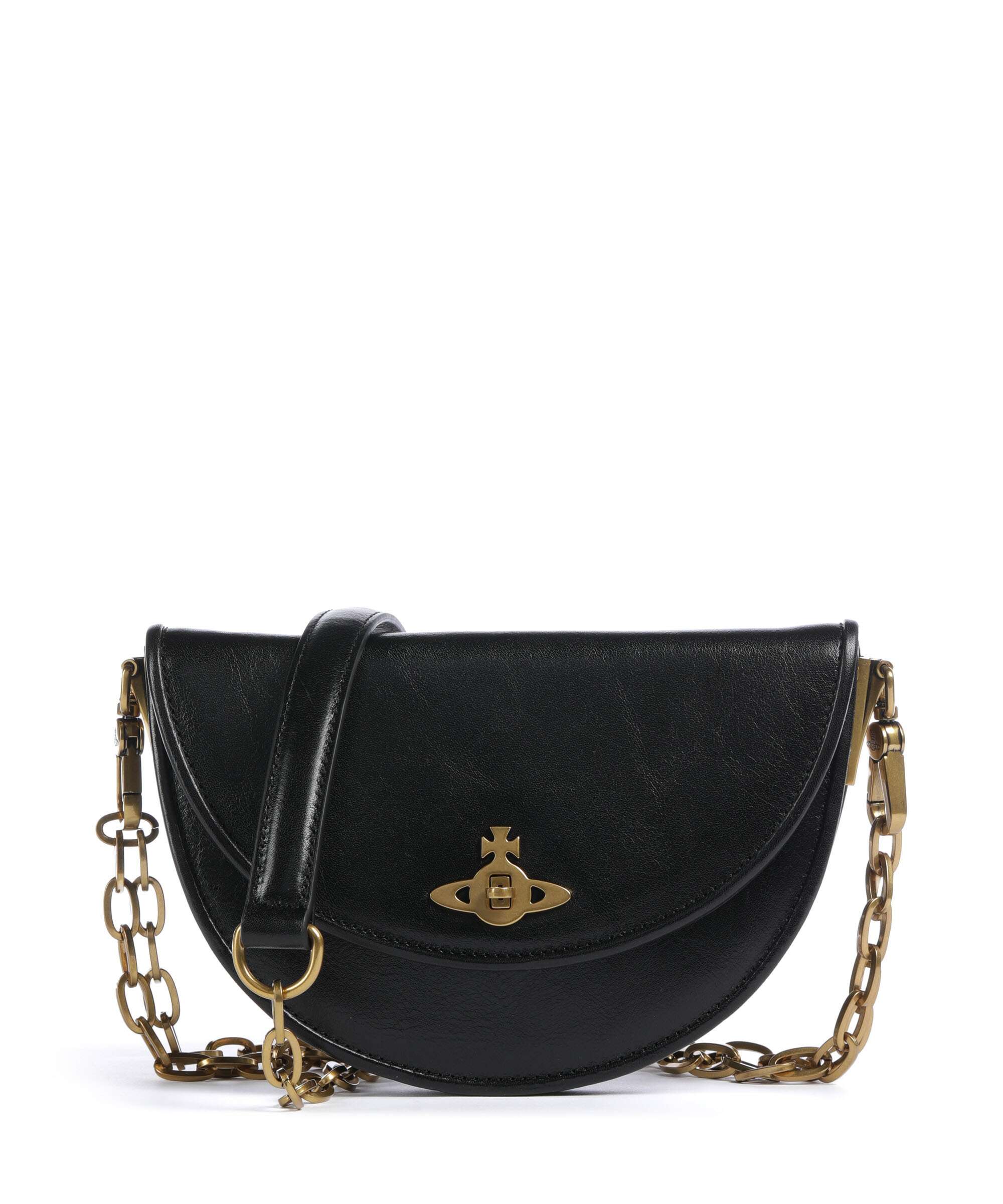 Vivienne Westwood Bonnie Polished Crossbody bag black