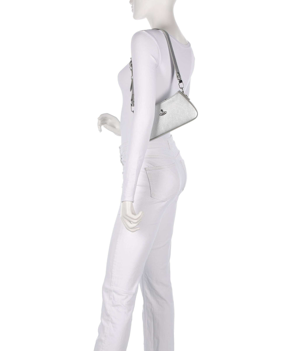 Vivienne Westwood Tasha Grain Shoulder bag silver