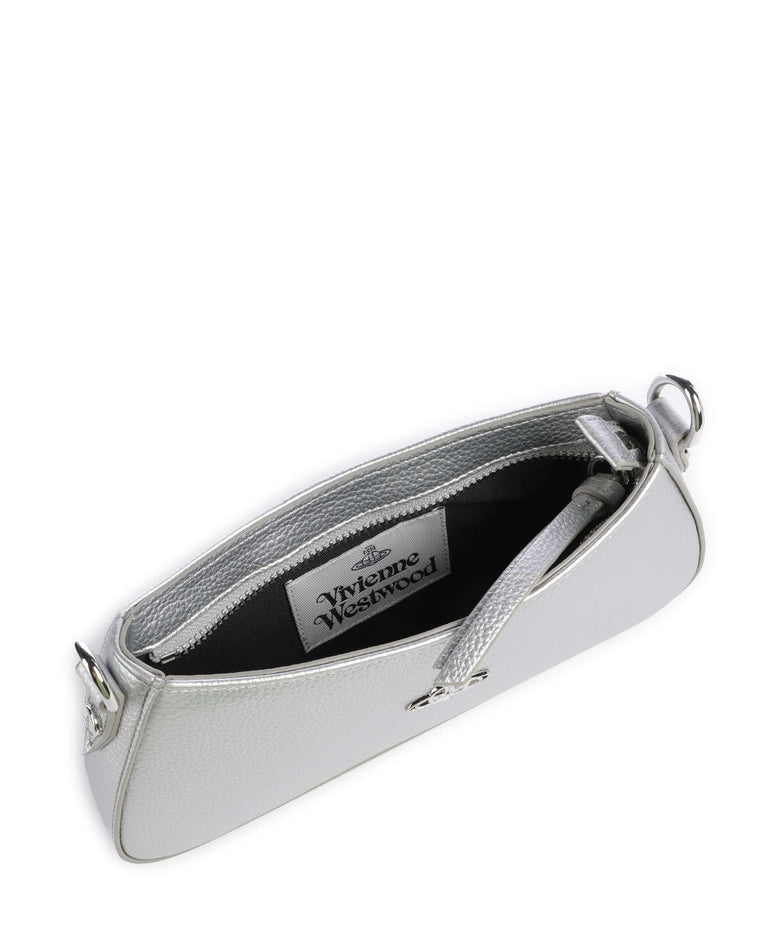 Vivienne Westwood Tasha Grain Shoulder bag silver