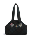 Vivienne Westwood Archive Harris Tweed Check Medium Bolso de hombro dark check
