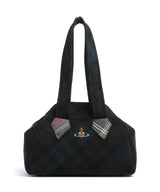 Vivienne Westwood Archive Harris Tweed Check Medium Bolso de hombro dark check