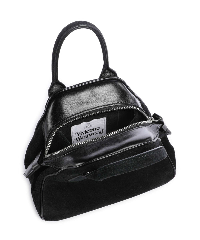 Vivienne Westwood Yasmine Suede Small Handbag black