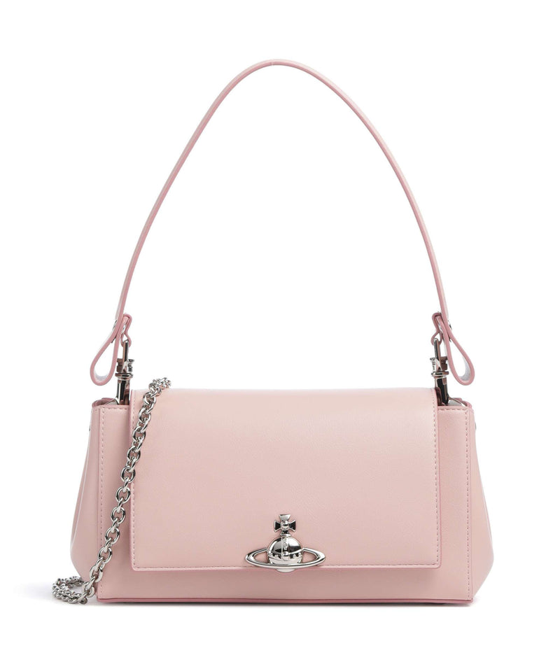 Vivienne Westwood Hazel Smooth Medium Shoulder bag pastel pink