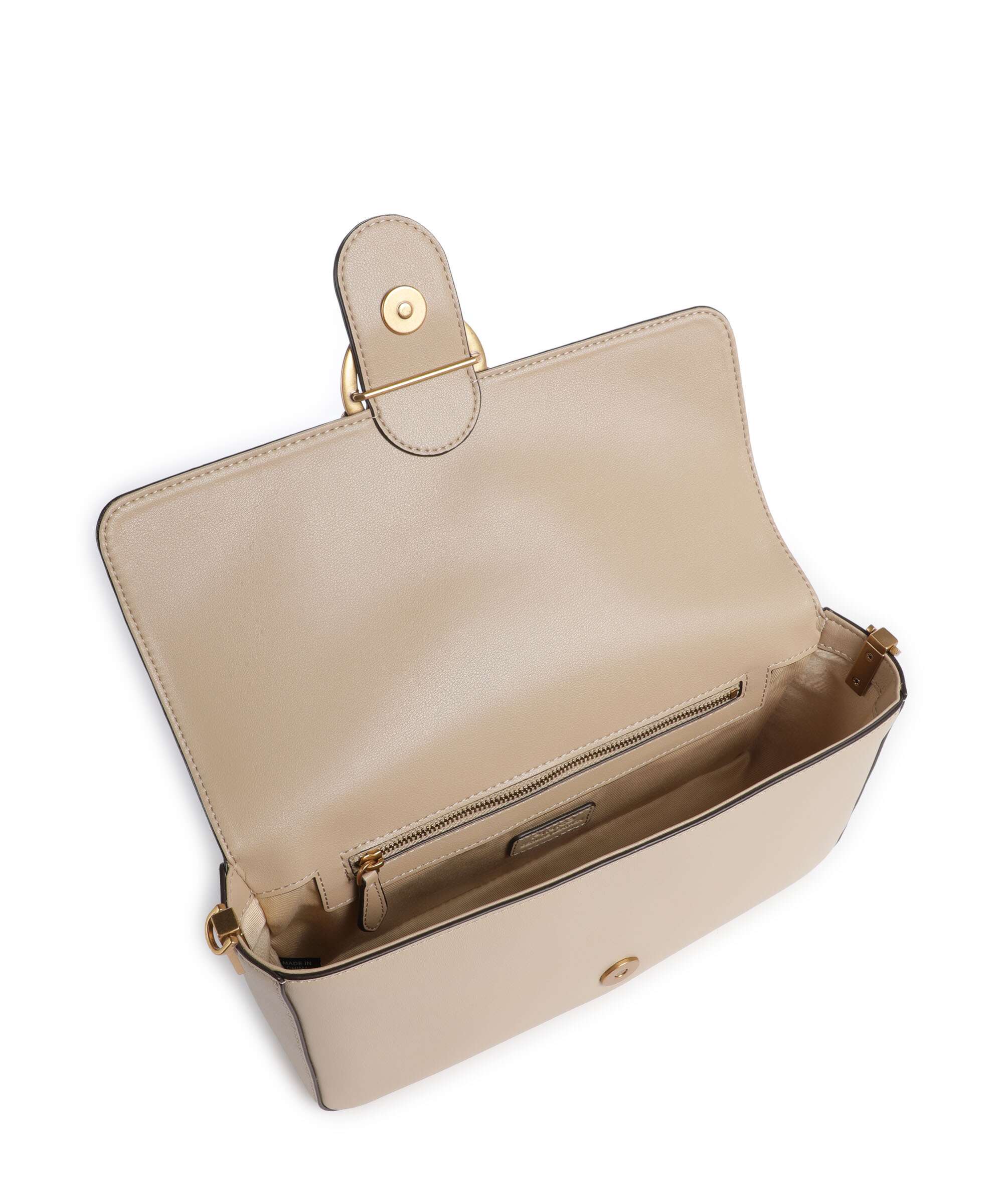 Pinko Love One Classic Slouchy Crossbody bag beige/grigio fumo/antique gold