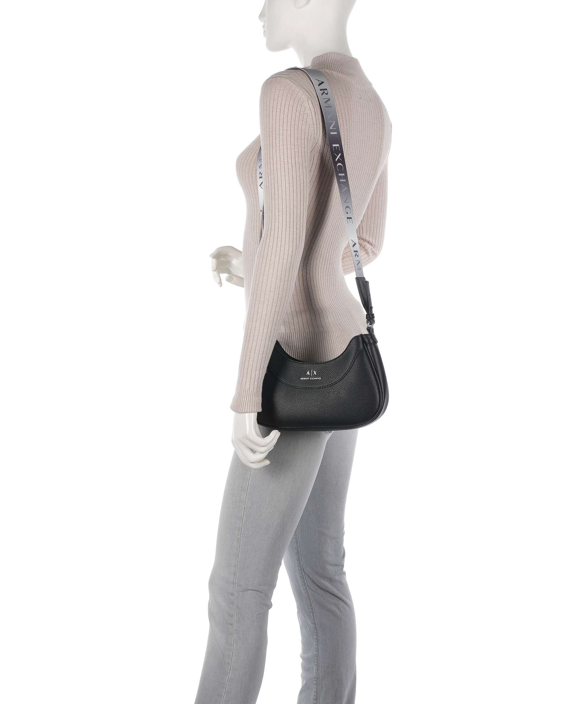 Armani Exchange Wave S Crossbody bag nero